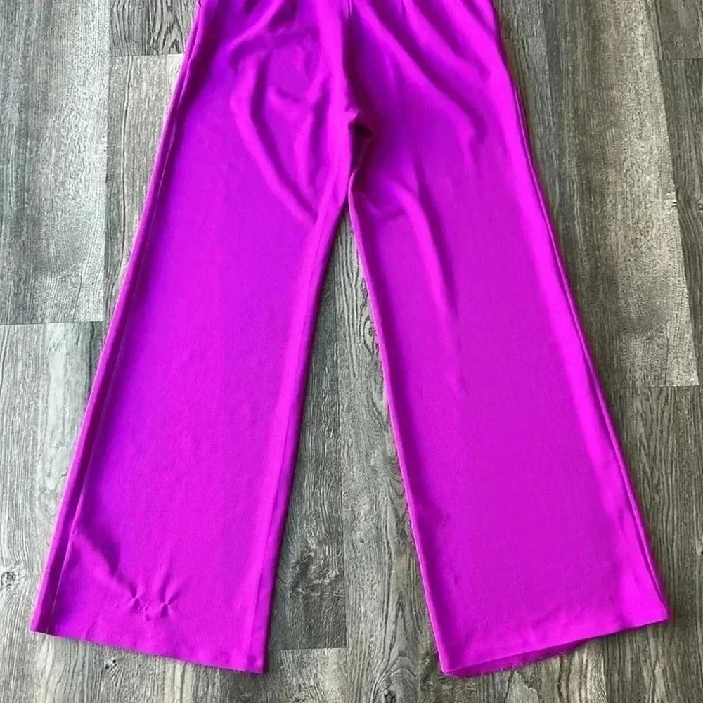 Express Jumpsuit Pink Cut Out Side Jumpsuit Size Small Sleeveless Womens - Picture 13 of 13